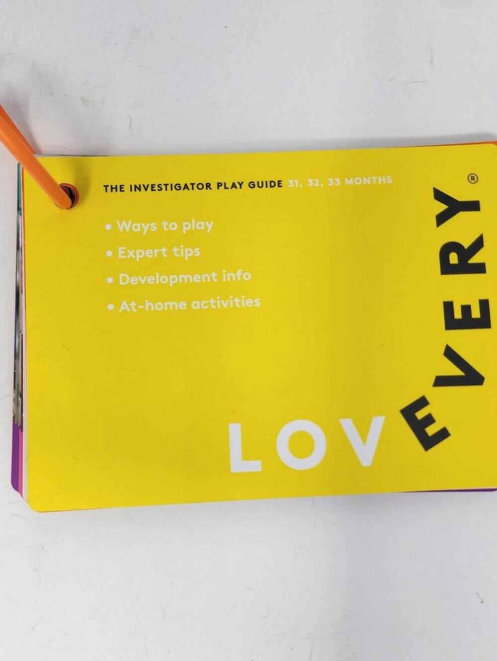 Lovevery Activity Booklet - 31, 32, 33 Month